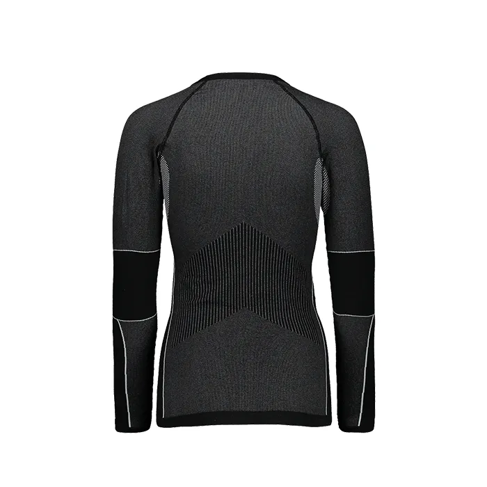 CMP Maglia Termica Base Layer Seamless CMP Nero/Grigio Intimo Termico Donna 3Y96804 U901