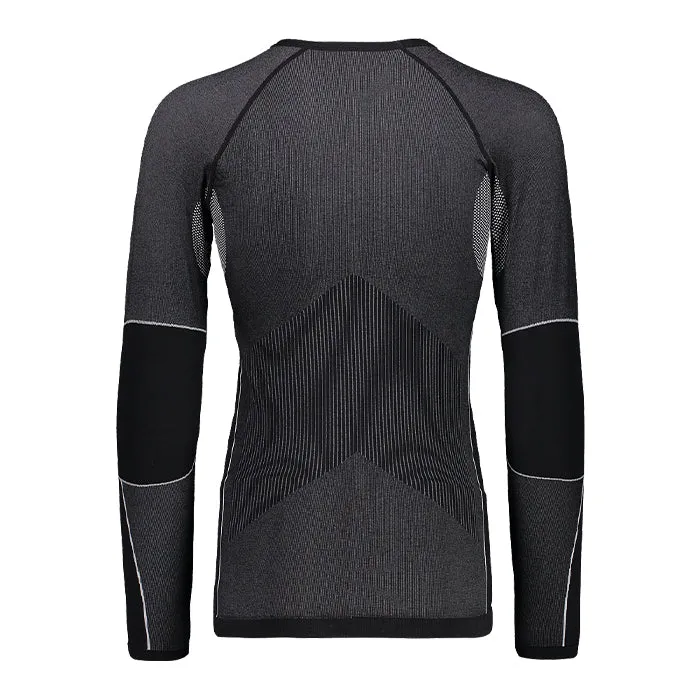CMP Maglia Termica Base Layer Seamless CMP Nero/Grigio Intimo Termico Uomo 3Y97800