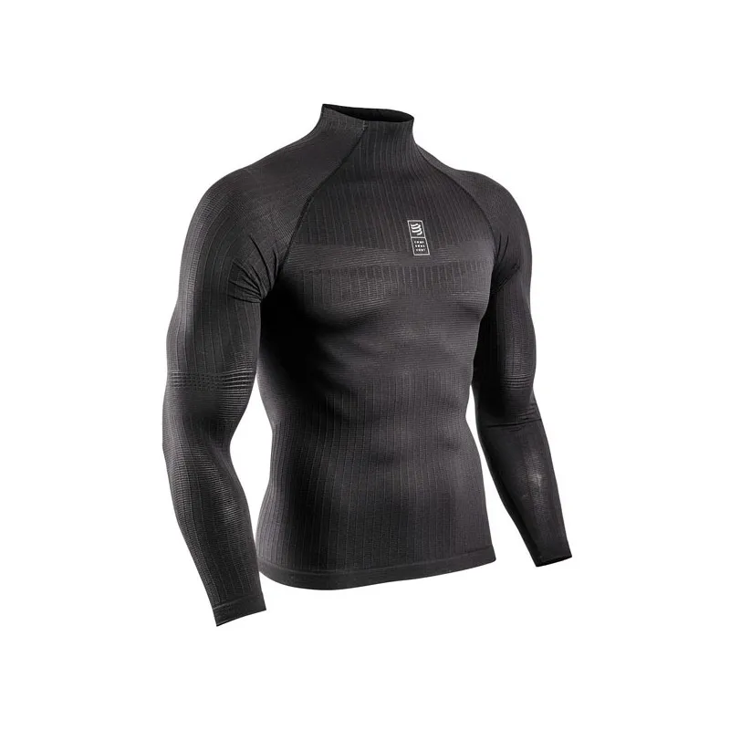 COMPRESSPORT 3D THERMO 110g MAGLIA TERMICA ULTRALEGGERA RUNNING TRAINING TRAIL - NERO