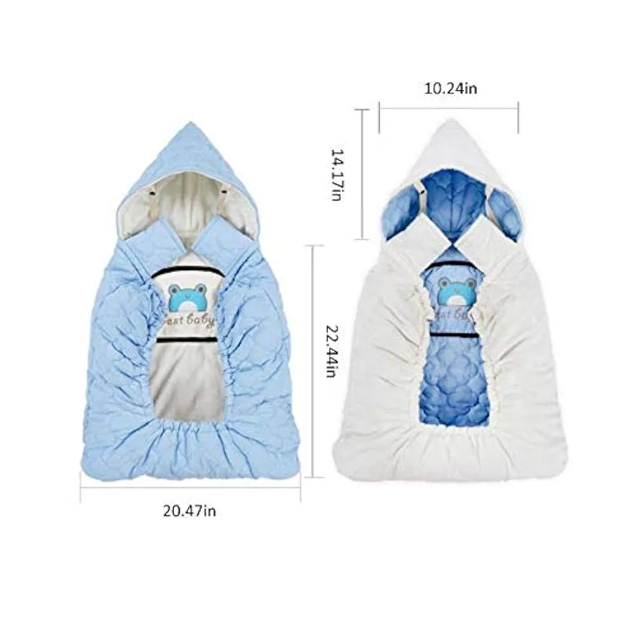 Coperta universale con cappuccio Carrier Coperta, Inverno caldo Marsupio Copertura Antivento zaino Carrier Mantello Bambino Sacc