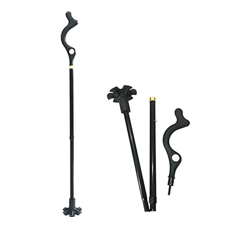 DANTB Nordic Walking Trekking polacchi, Leggeri Unisex registrabili Pieghevoli Bastoncini Trekking, Bastoncini/Bastoncini per Es