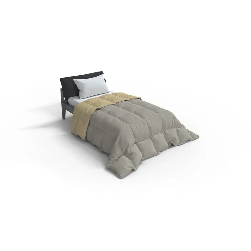 DATEX Trapunta invernale linea Elegant, panna/grigio chiaro
