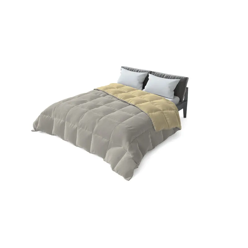 DATEX Trapunta invernale linea Elegant, panna/grigio chiaro