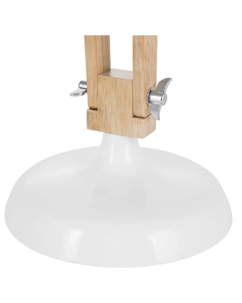Desk Lamp SALADO Adjustable Wood White