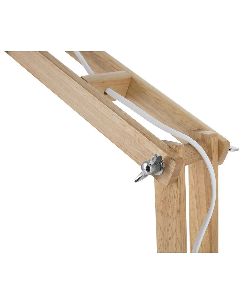 Desk Lamp SALADO Adjustable Wood White