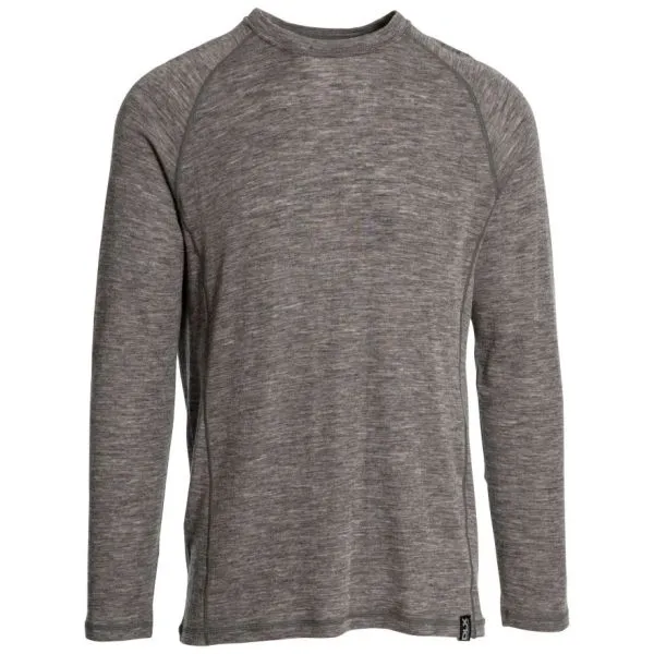 DLX WEXLER DARK GREY MARL maglia termica uomo 100% merinos