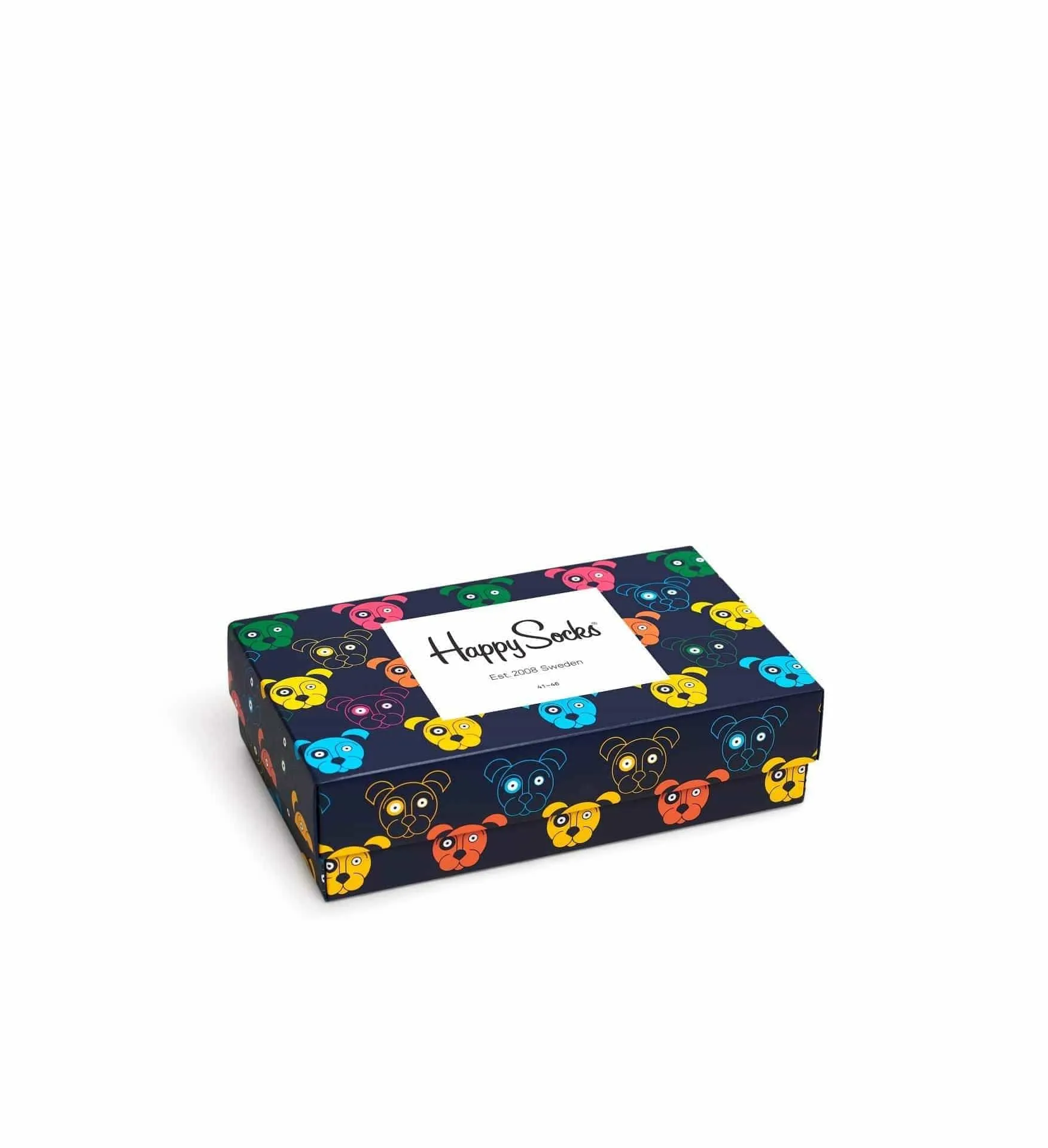Dogs Gift Box Blu, Verde, Giallo, Rosa, Arancio.