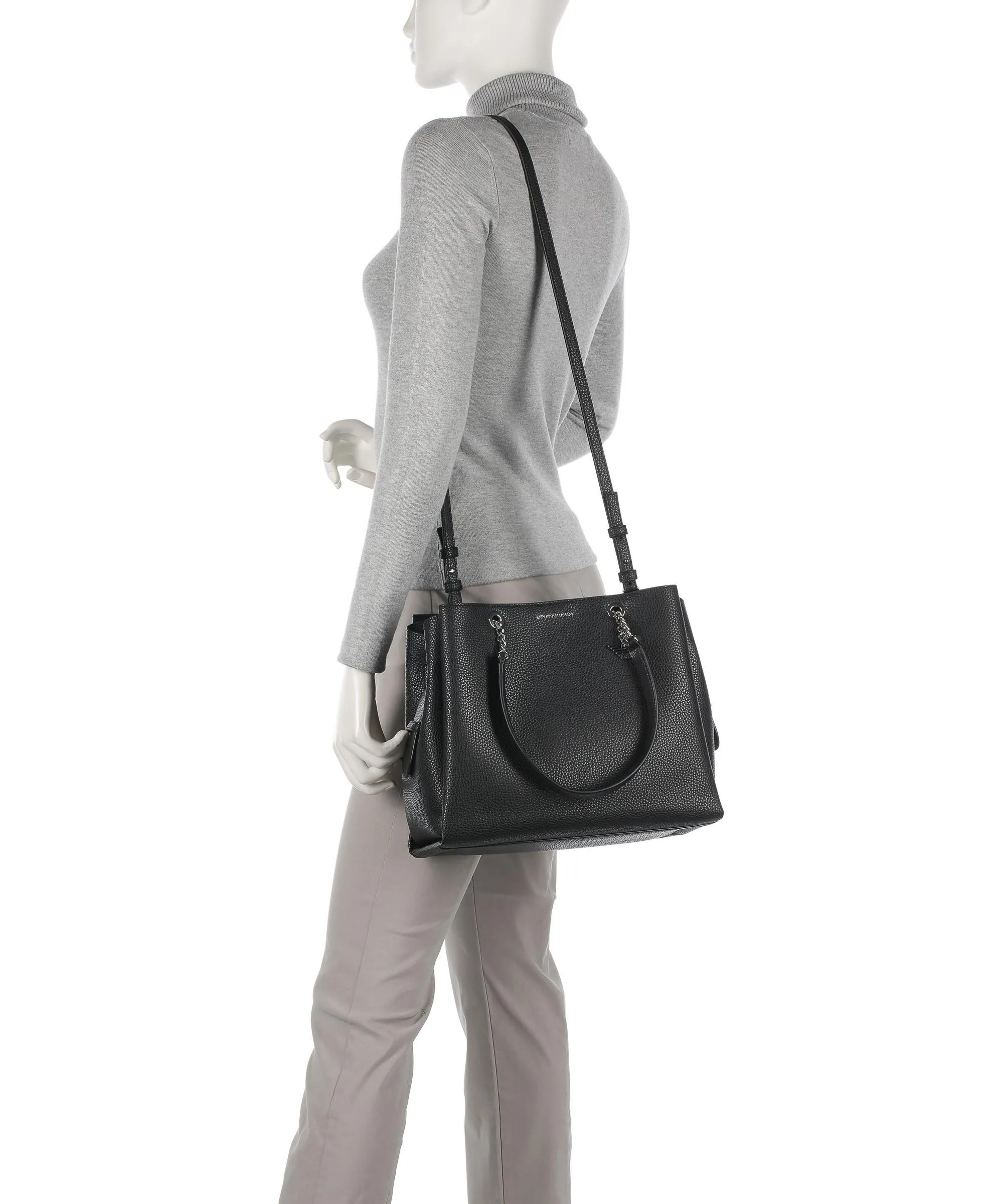  Emporio Armani Annie Borsa shopper pelle sintetica nero  