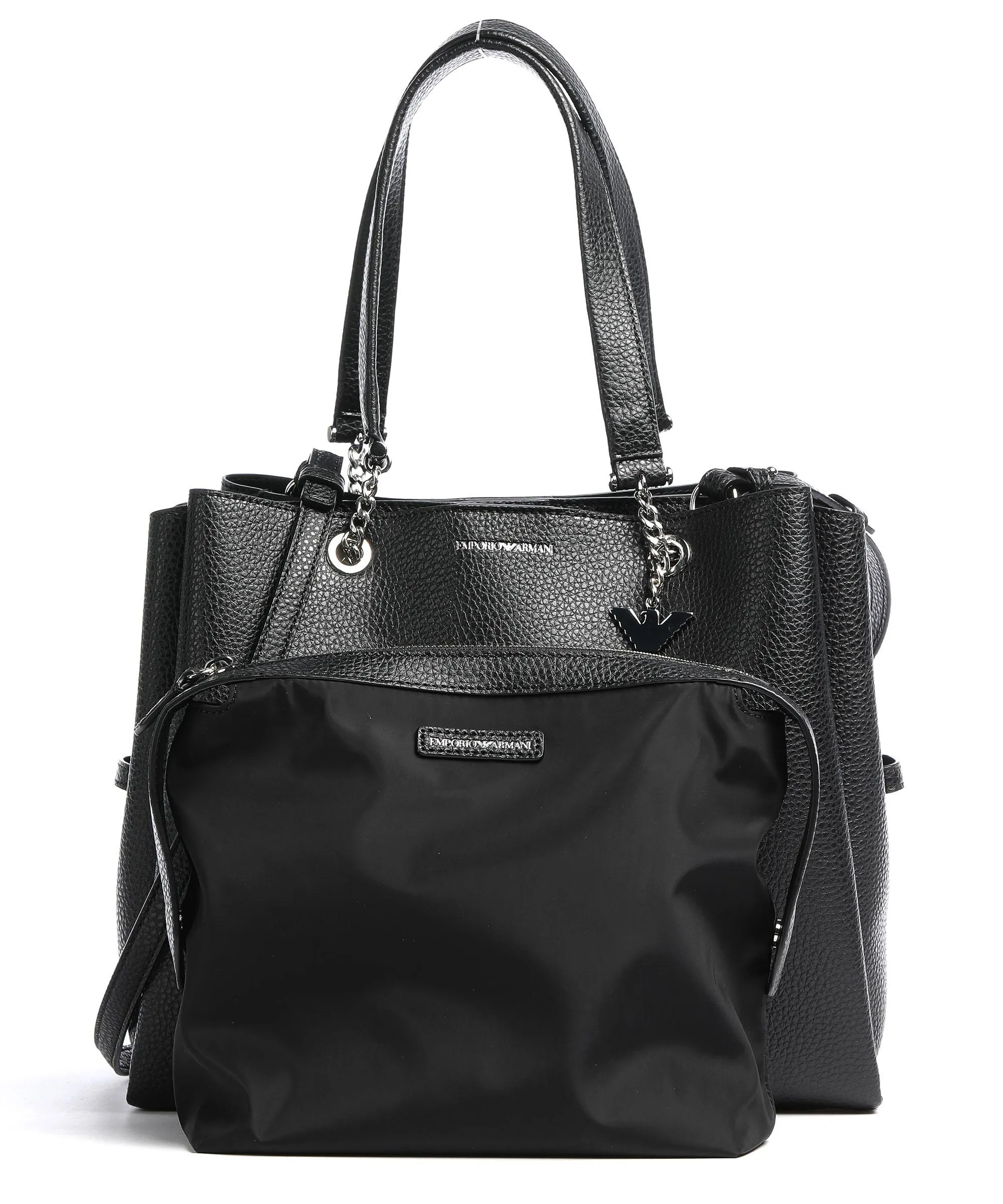  Emporio Armani Annie Borsa shopper pelle sintetica nero  