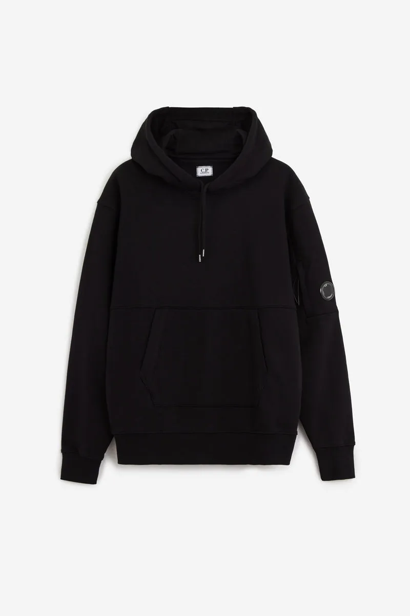 Felpa SWEAT HOODED in cotone nero