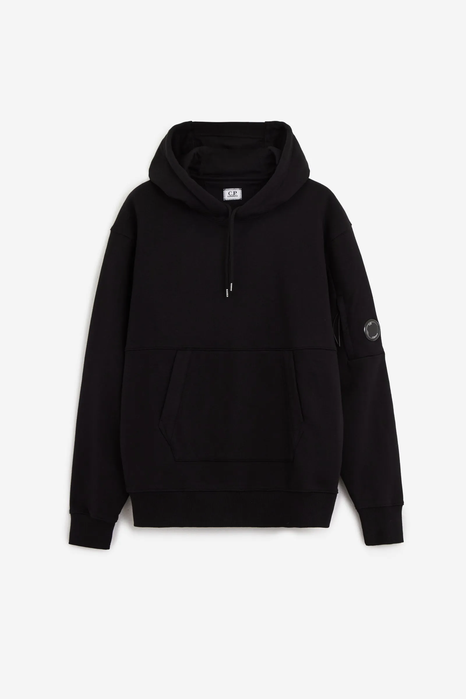 Felpa SWEAT HOODED in cotone nero