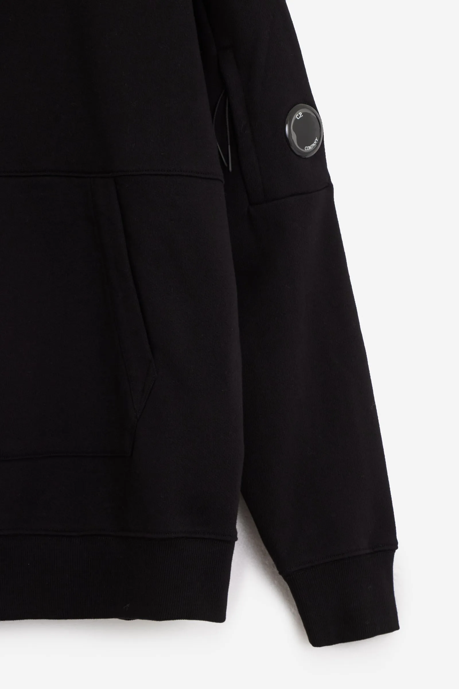 Felpa SWEAT HOODED in cotone nero