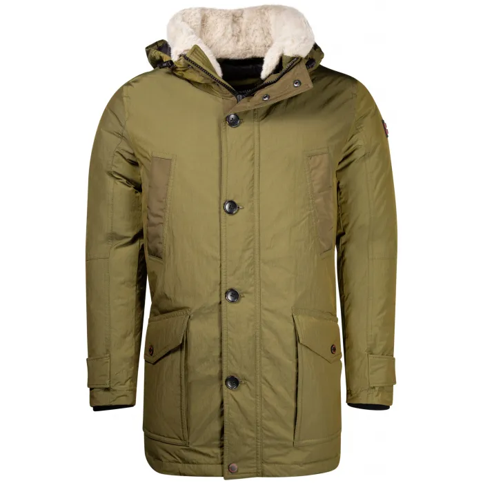 Finnmark cappotto invernale Thinsulate con cappuccio Verde