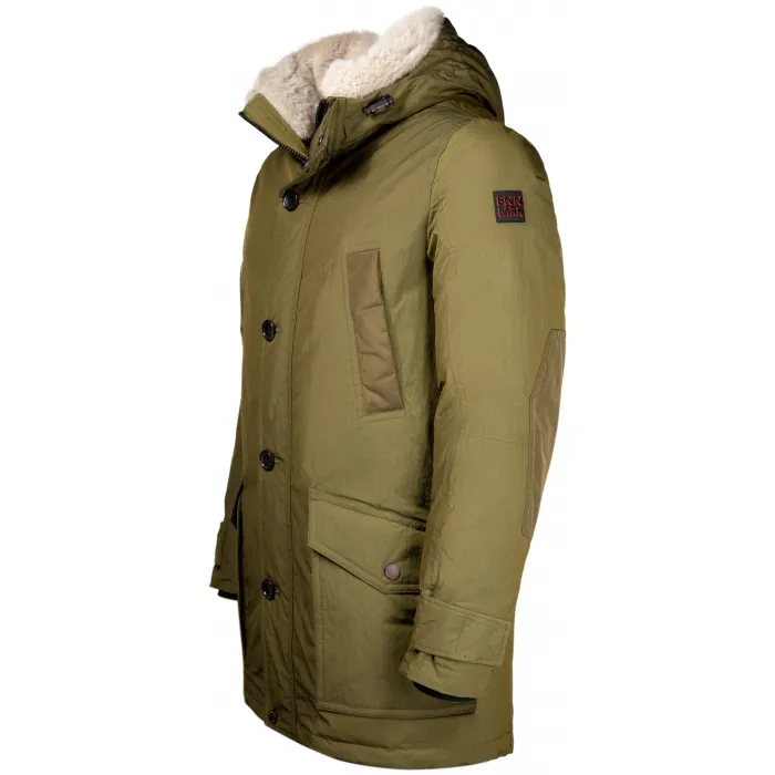 Finnmark cappotto invernale Thinsulate con cappuccio Verde