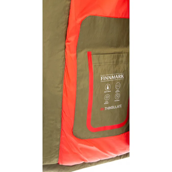 Finnmark cappotto invernale Thinsulate con cappuccio Verde