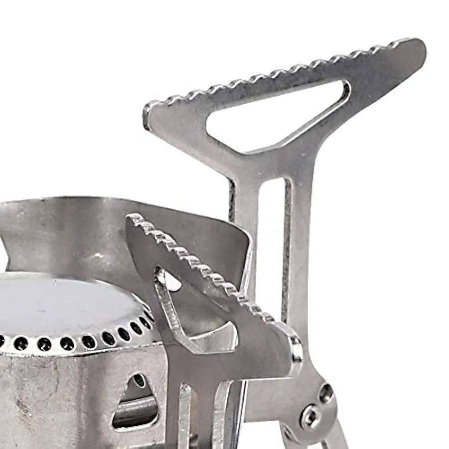 Fornello a gas da campeggio portatile,fornello da campeggio antivento con scatola portaoggetti, fornello pieghevole portatile in