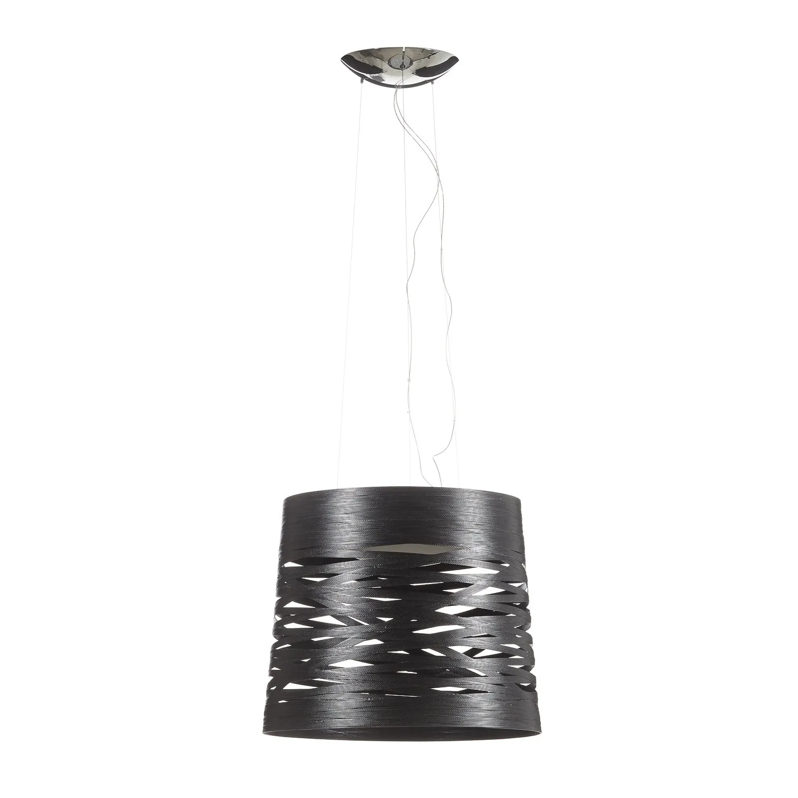 Foscarini Tress grande LED lampada a sospensione, nero