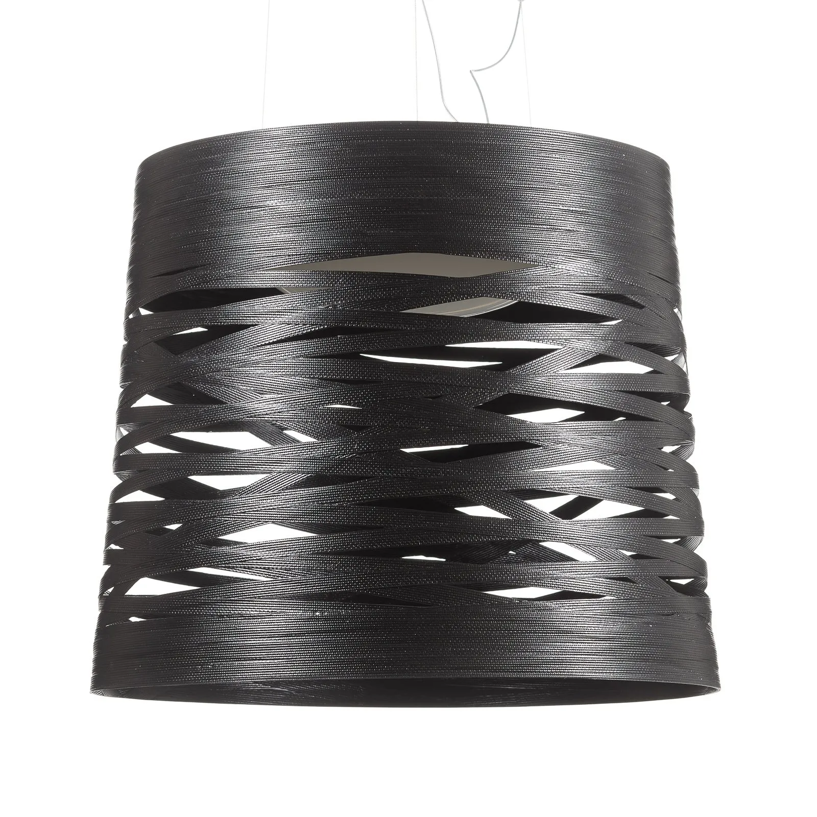 Foscarini Tress grande LED lampada a sospensione, nero