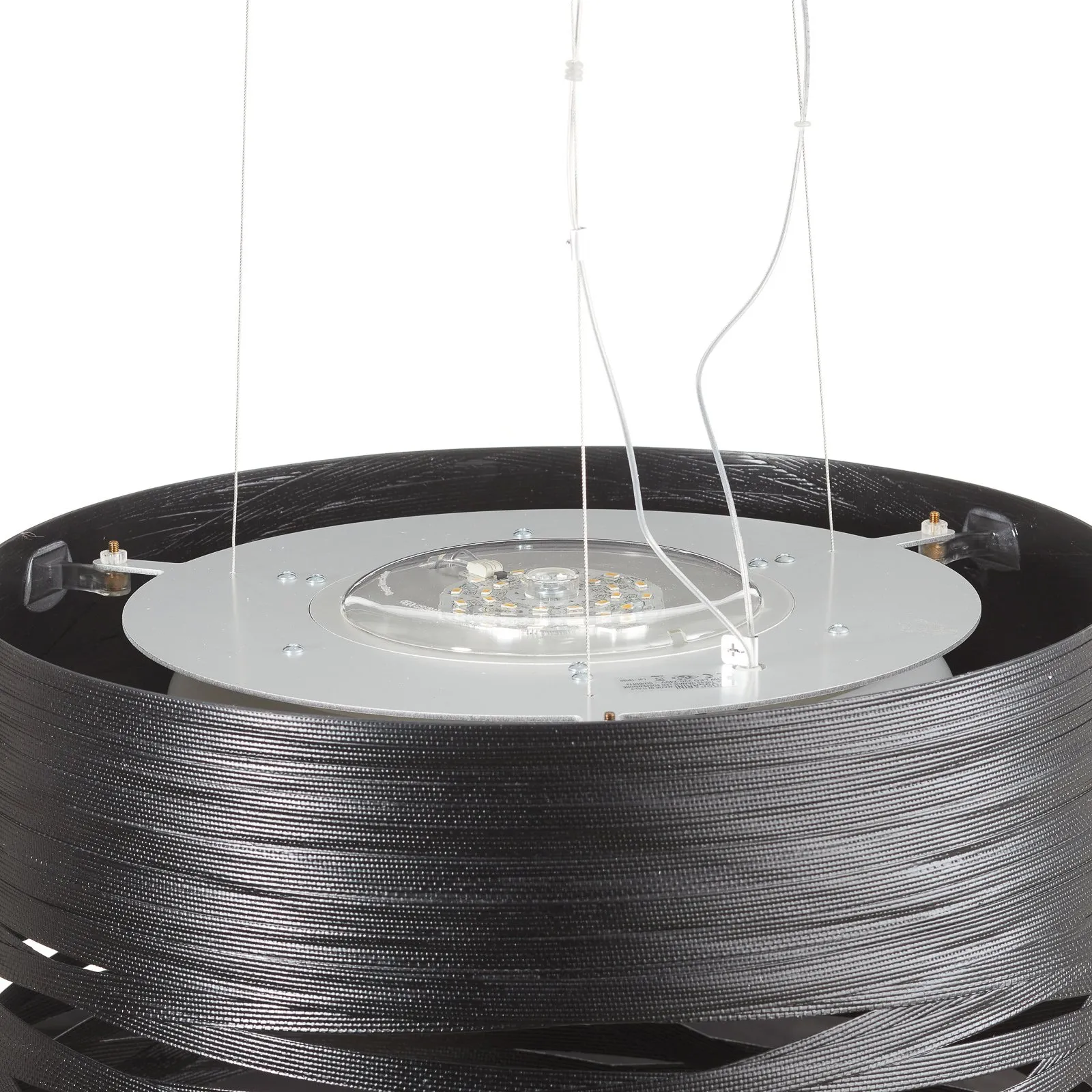 Foscarini Tress grande LED lampada a sospensione, nero
