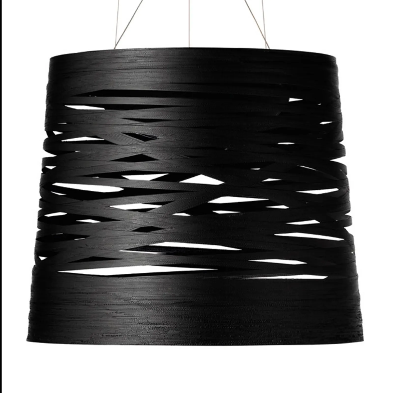 Foscarini Tress grande LED lampada a sospensione, nero