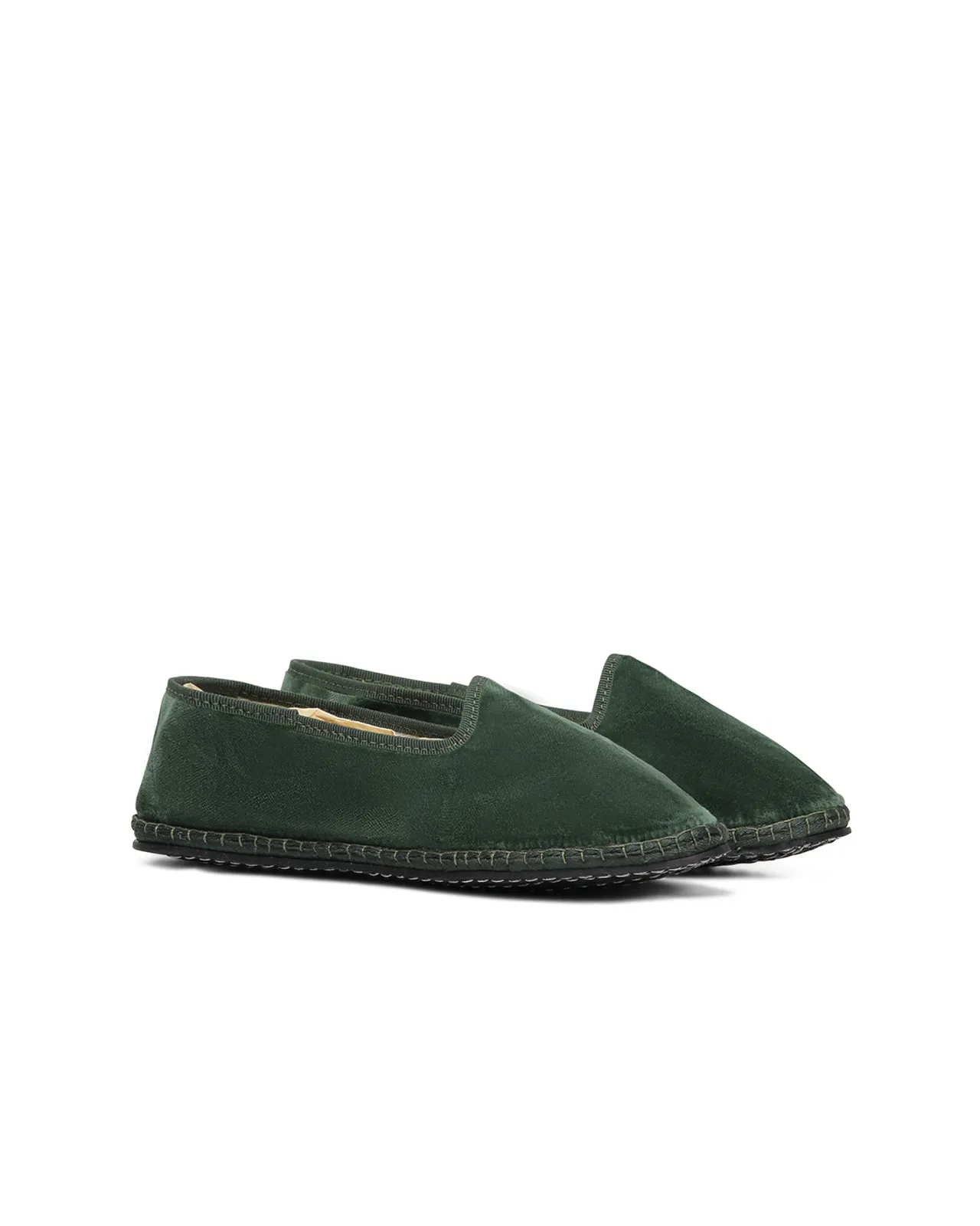 Friulane velluto verde militare