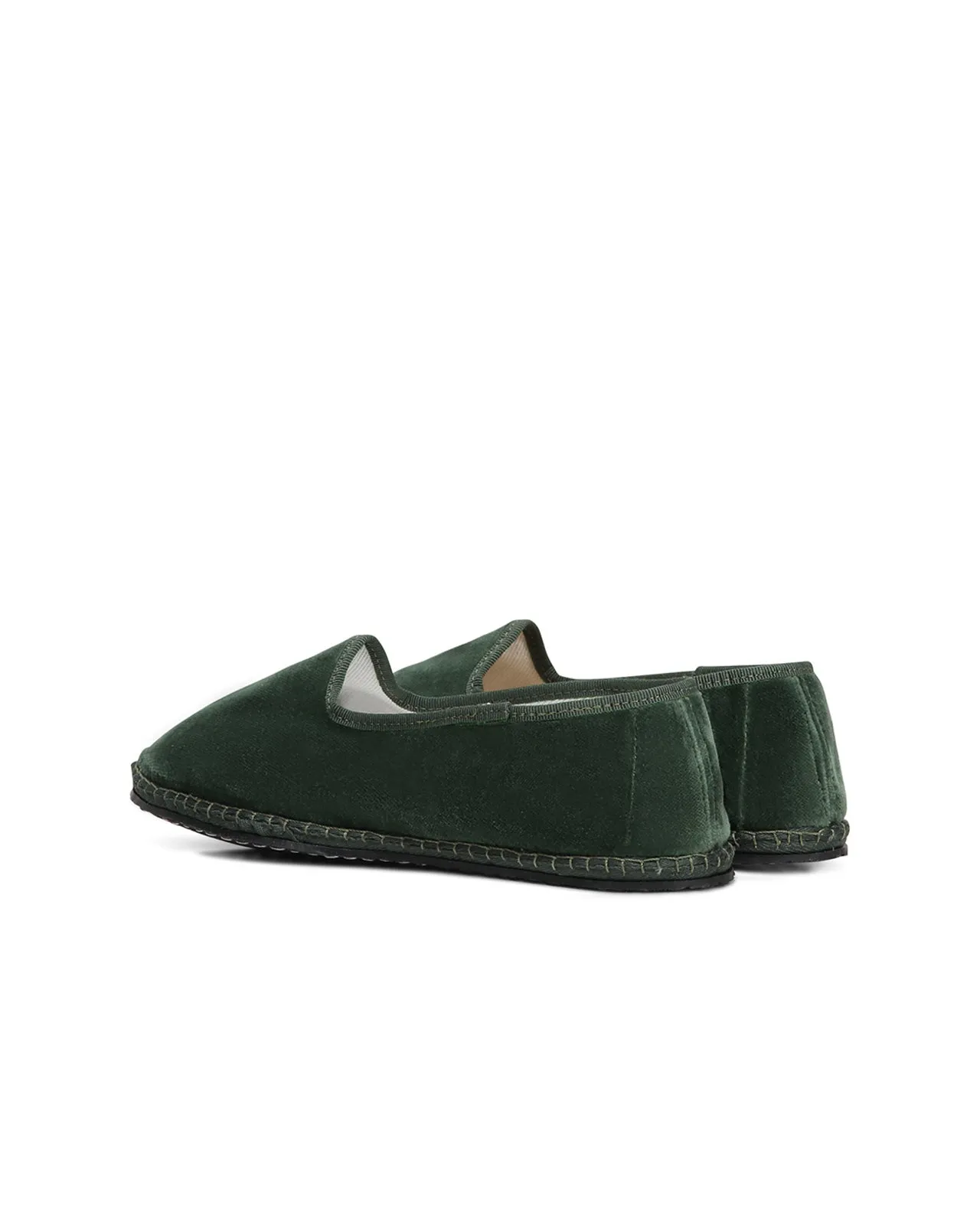 Friulane velluto verde militare