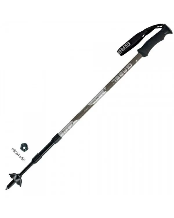 GABEL MONT BLANC LITE OLIVE  coppia bastoncini trekking