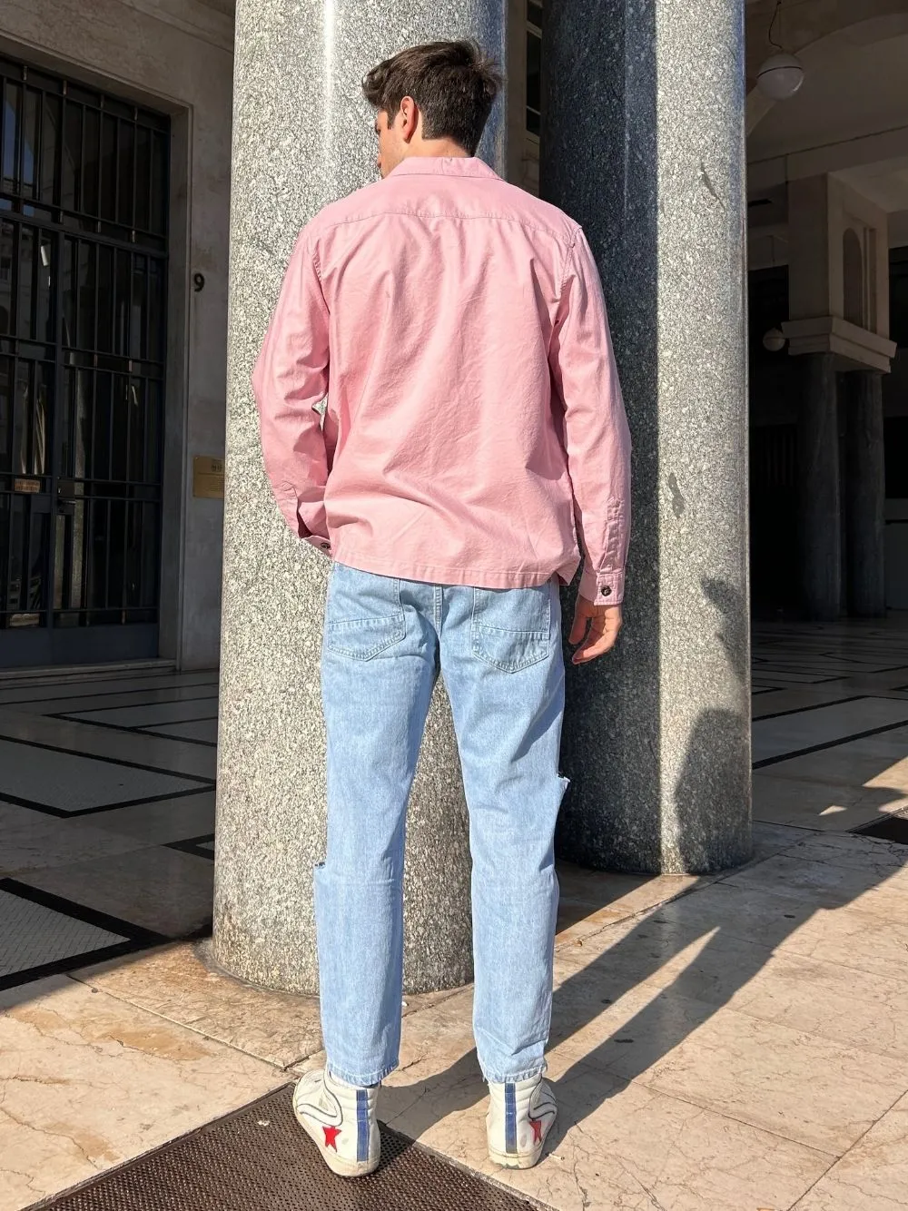 Giacca camicia tasche officina