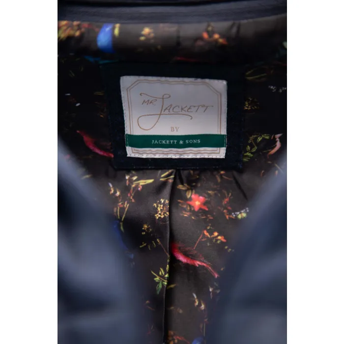 Giacca Henk ter Horst con blazer in jersey stretch antivento Blu scuro