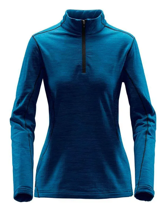 Giacca termica da donna con zip 1/4