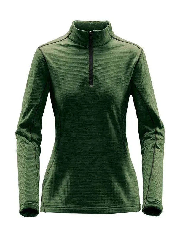 Giacca termica da donna con zip 1/4