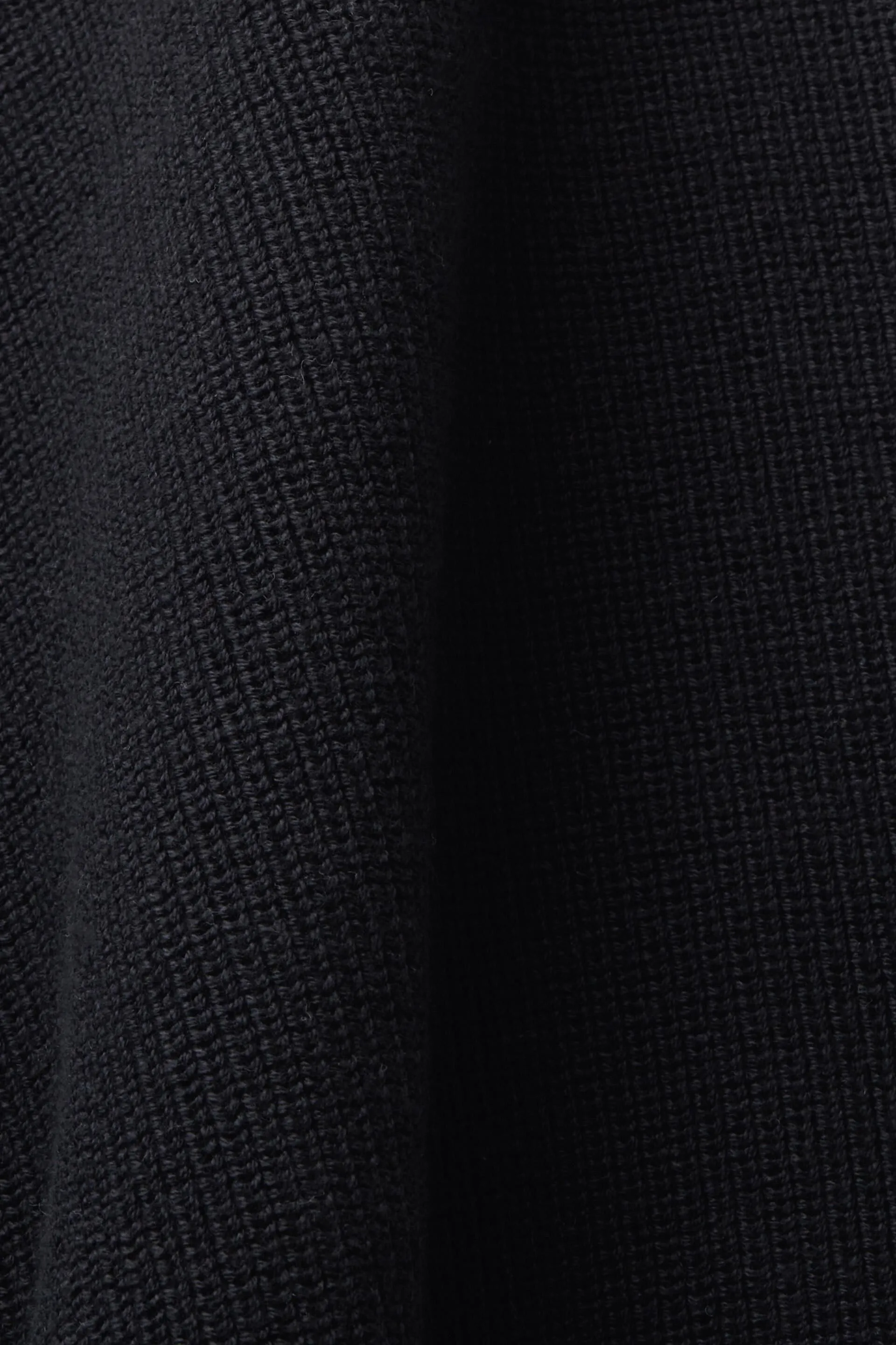 Gilet in maglia a coste con scollo a V