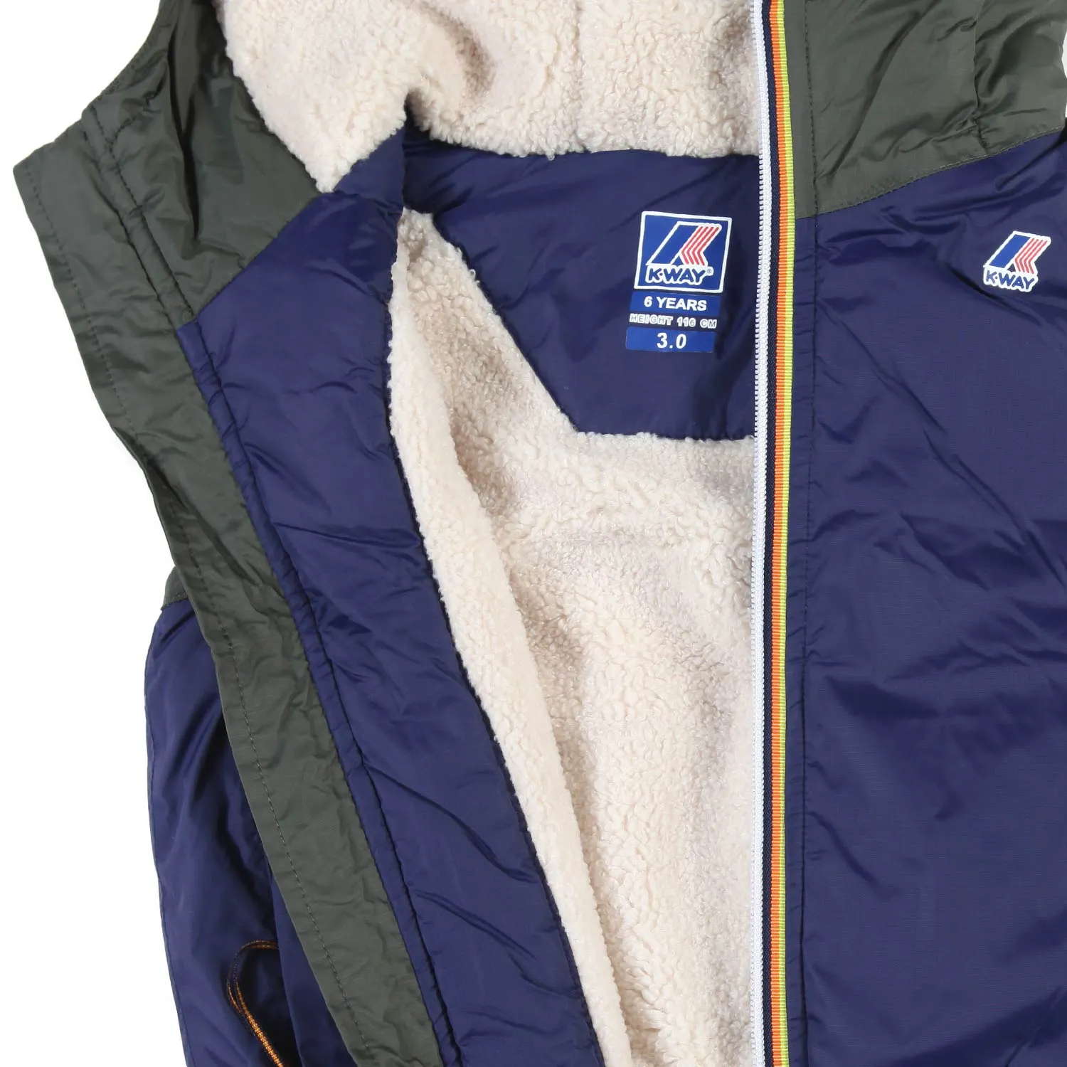 Gilet Orlan Orsetto Blu E Verde