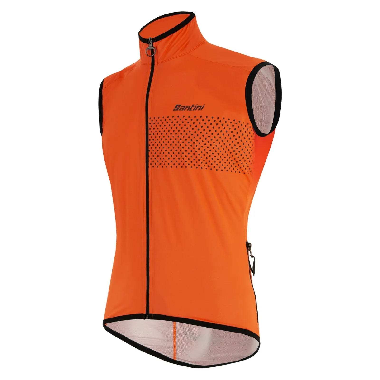 GILET SANTINI GUARD NIMBUS RAIN ARANCIO FLUO