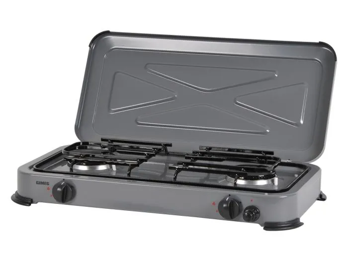 Gimeg DuoGrill fornello a 2 fuochi