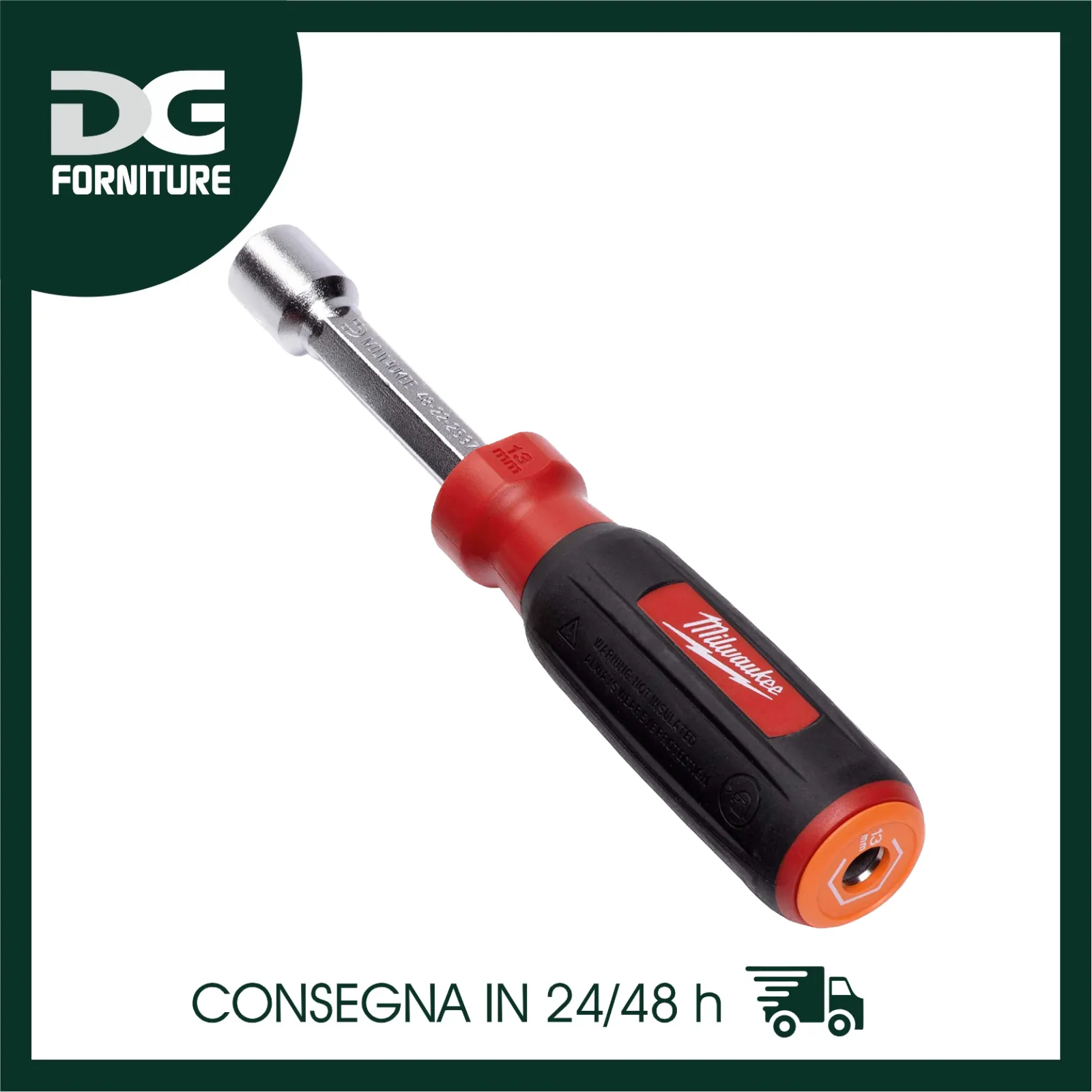 GIRAVITE/GIRADADO MAGNETICO HOLLOWCORE MILWAUKEE da 13 mm 