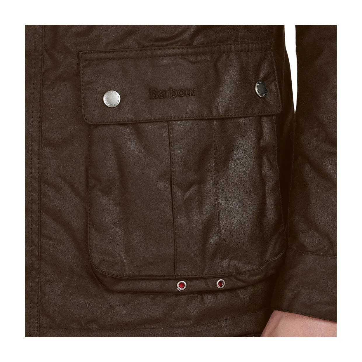 Giubbino Barbour International Duke Waxed Tabacco