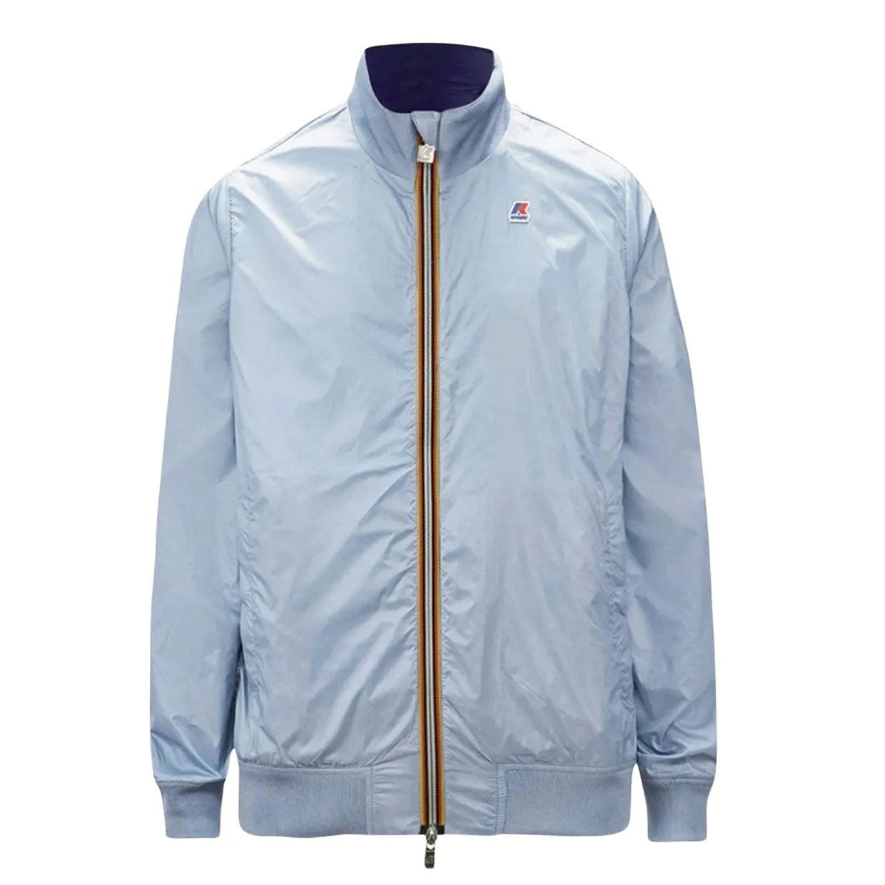 Giubbino K-Way Arsene Plus.2 Reversibile Celeste / Blu