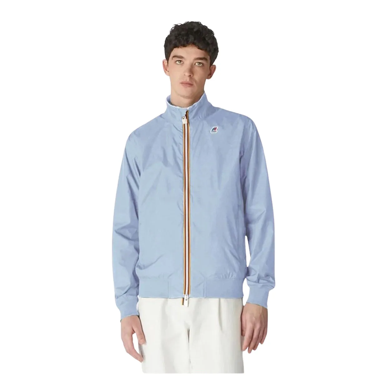 Giubbino K-Way Arsene Plus.2 Reversibile Celeste / Blu