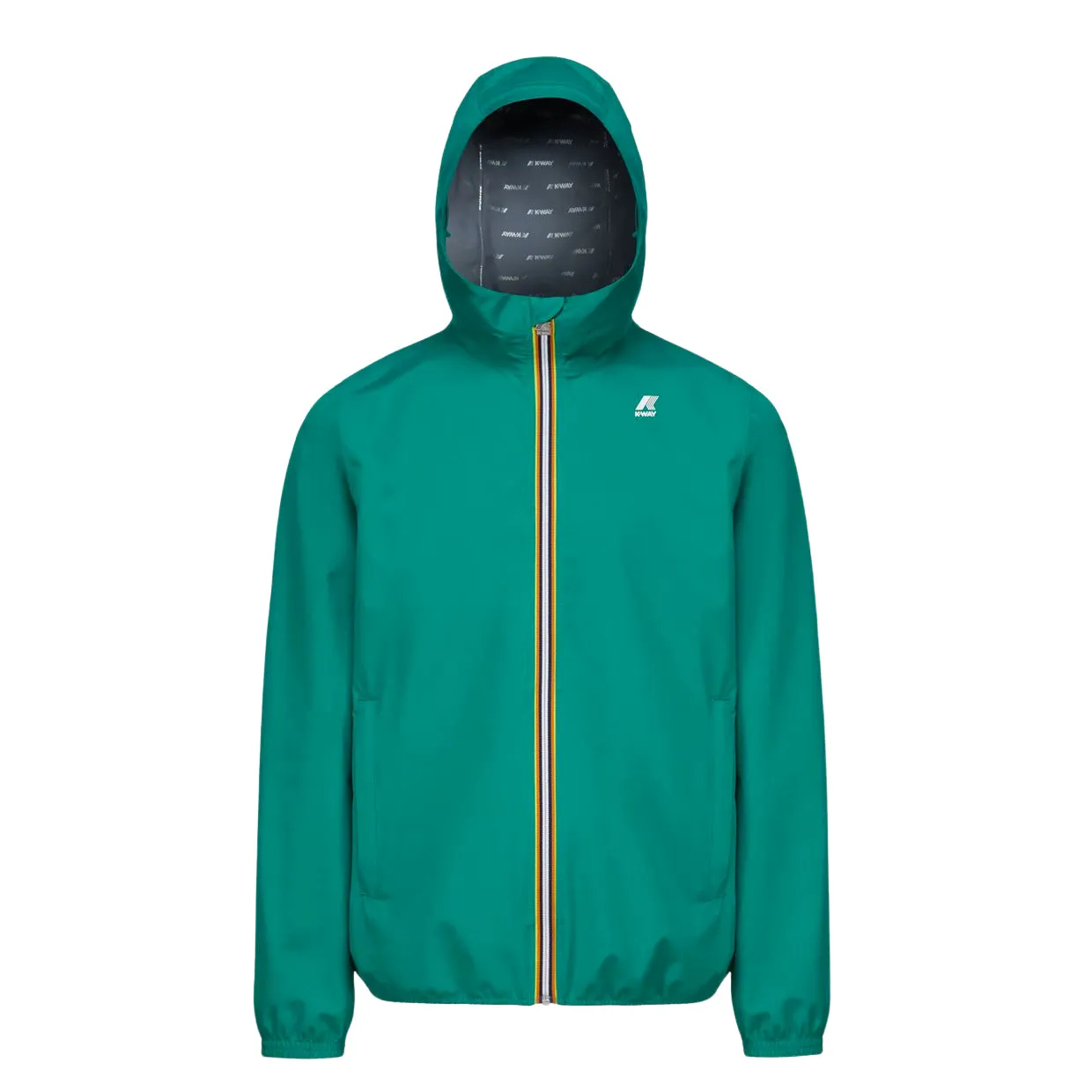 Giubbino K-Way Jack Stretch Dot Verde