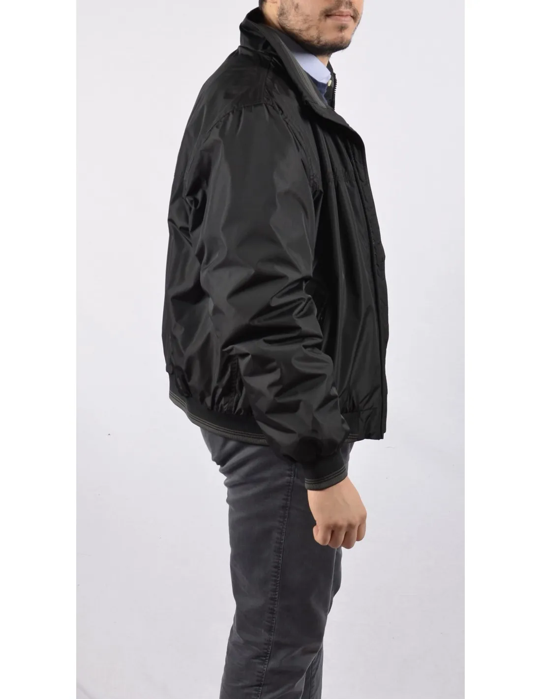 Giubbotto Corto Bomber Imbottito JPT Grigio mod Chiuduno A / I
