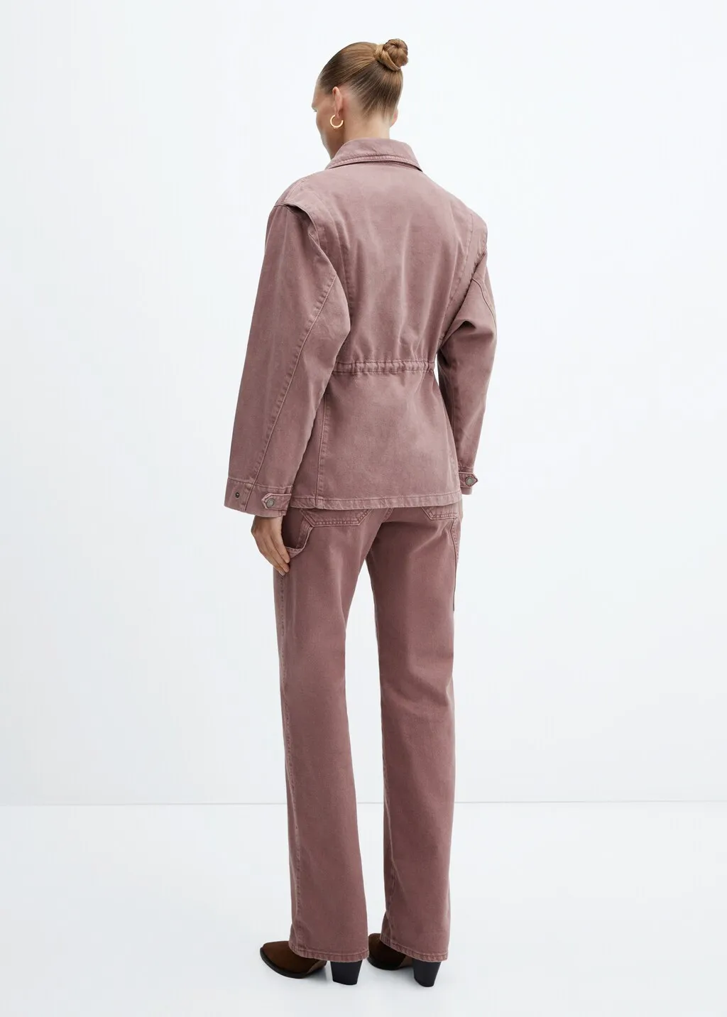 Giubbotto denim coulisse regolabile