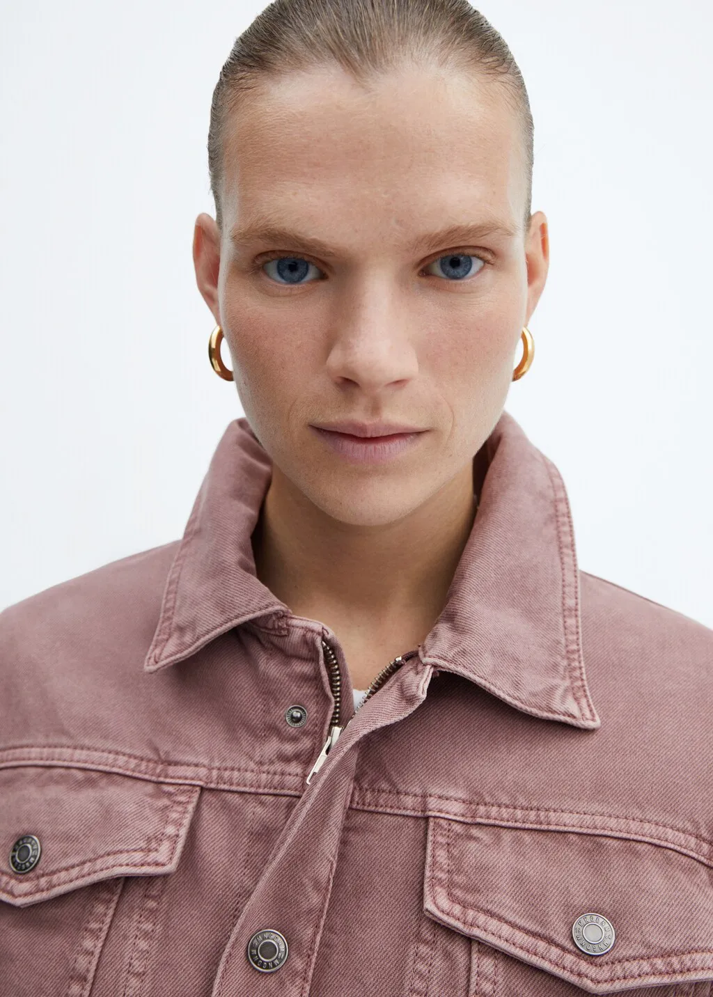 Giubbotto denim coulisse regolabile
