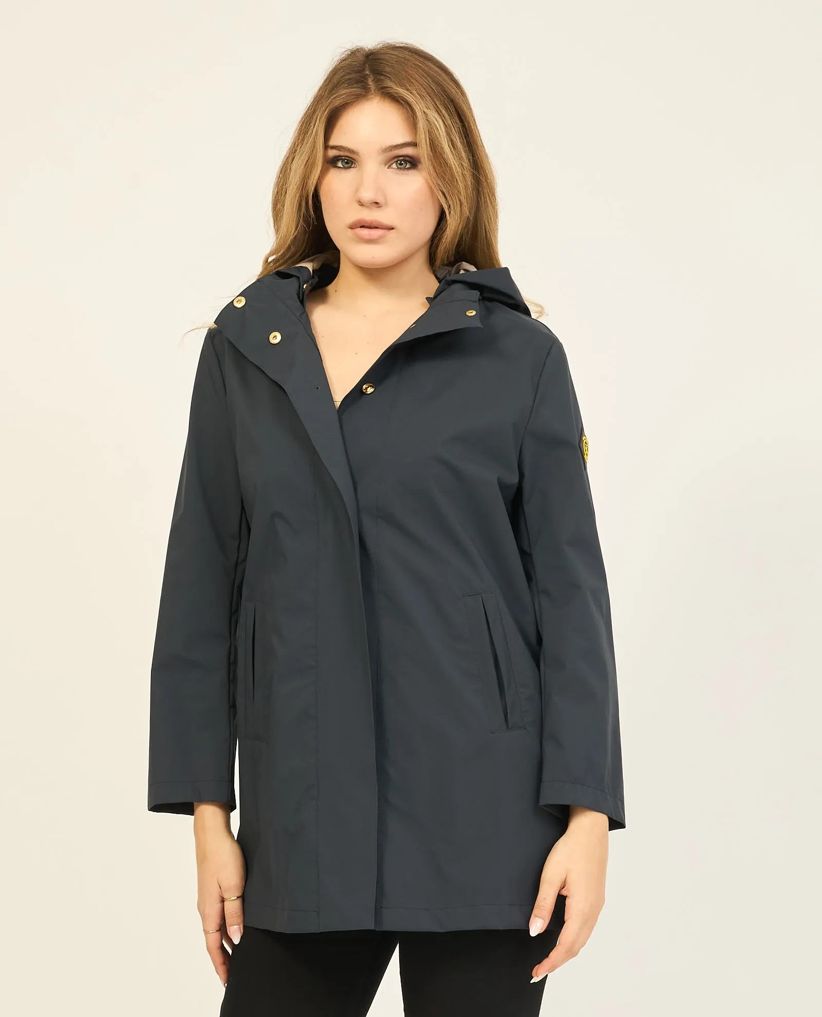 Giubbotto donna SetteMezzo con cappuccio
