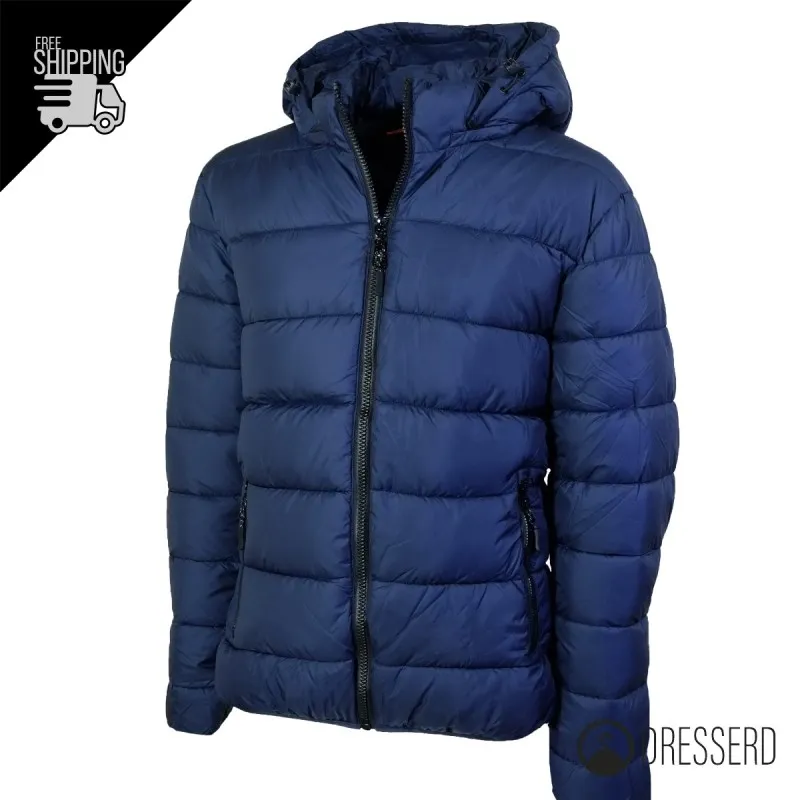 Giubbotto Uomo Oversize Dresserd Giubbino Invernale dalla 3XL alla 7XL Giubbini cappuccio smontabile