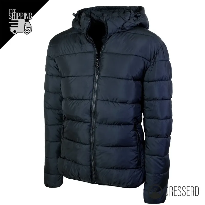 Giubbotto Uomo Oversize Dresserd Giubbino Invernale dalla 3XL alla 7XL Giubbini cappuccio smontabile