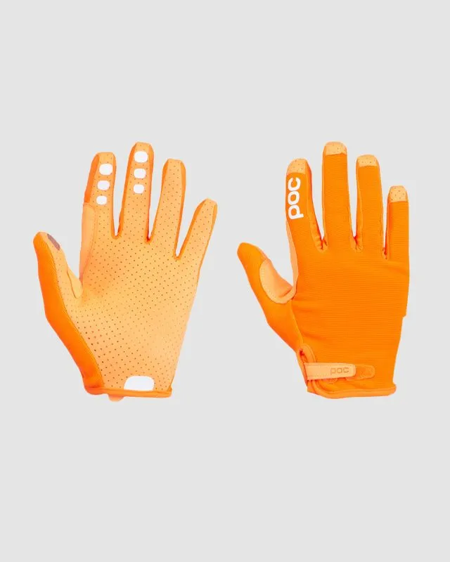 Guanti arancioni da ciclismo POC Resistance Enduro ADJ Glove