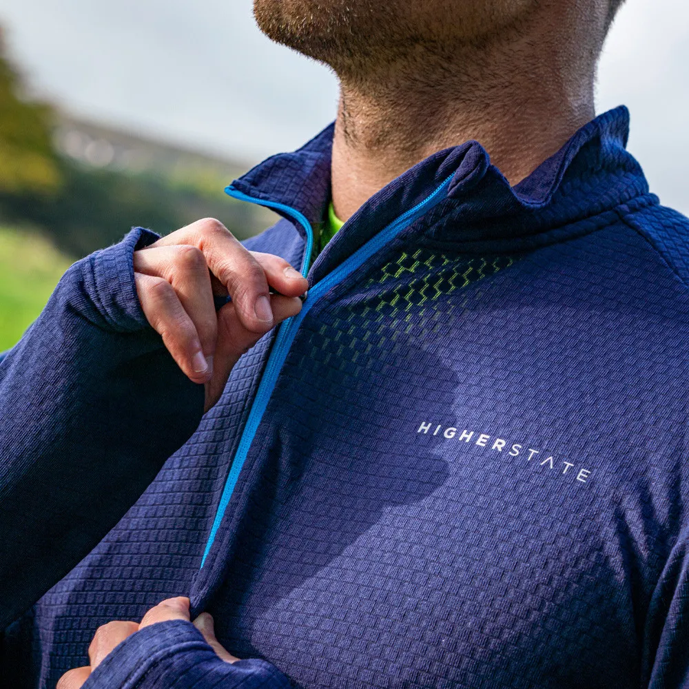 Higher State L/S 1/4 Maglia termica con mezza zip - AW23