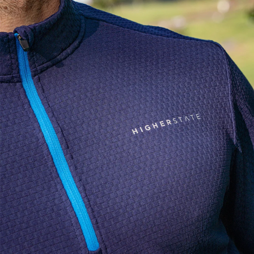 Higher State L/S 1/4 Maglia termica con mezza zip - AW23
