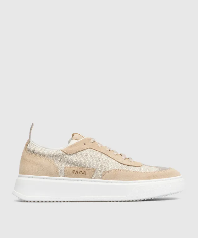 I'MYM'I Scarpe da ginnastica combinate Mya beige MYA